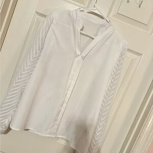 White blouse from SHEIN Size 12/XL